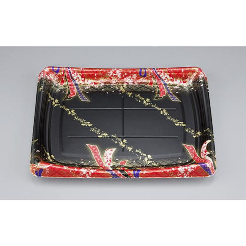 【蓋付き】SFシャチ盛37(結び舞赤) 【本体420枚・蓋420枚セット】